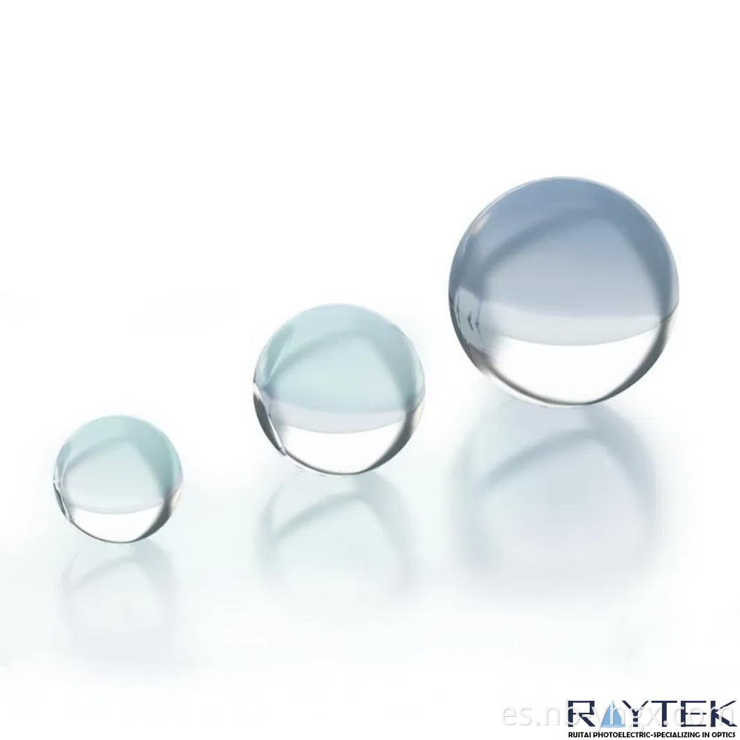 N-Bk7 Lente de bola óptica de vidrio/lente de bola de vidrio/lente de bola óptica